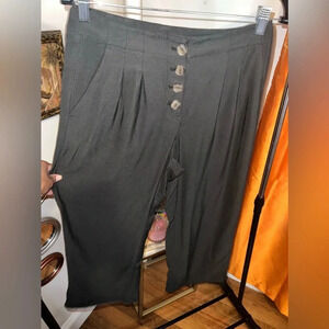 LOFT Gray Wide Leg Pants